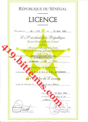 Operational Licence